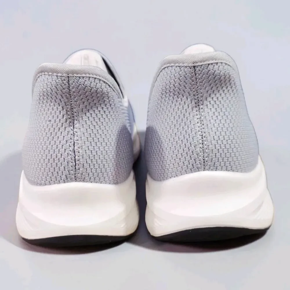 Bruno Marc Men's Slip On Walking Sneakers Grey Knit Casual Loafers Shoes Size 12